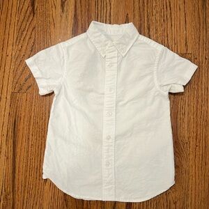 Toddler Boy Short Sleeved White Button Down Crewcuts 3
